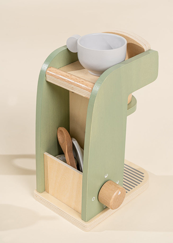 Wooden Coffee Maker - Toy Coffee Machine - Espresso Machine - Pretend Play