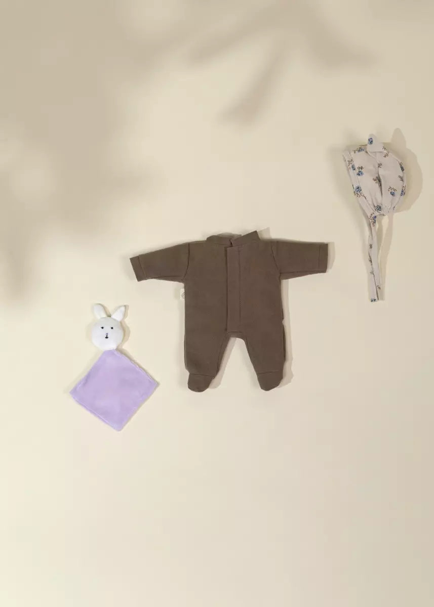 Ensemble pour poupée bébé CocoTiny 10" (26 cm) – Grenouillère douillette