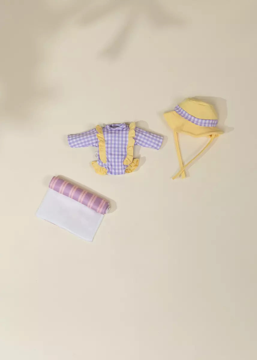 Ensemble pour poupée bébé CocoTiny 10" (26 cm) – Petite nageuse