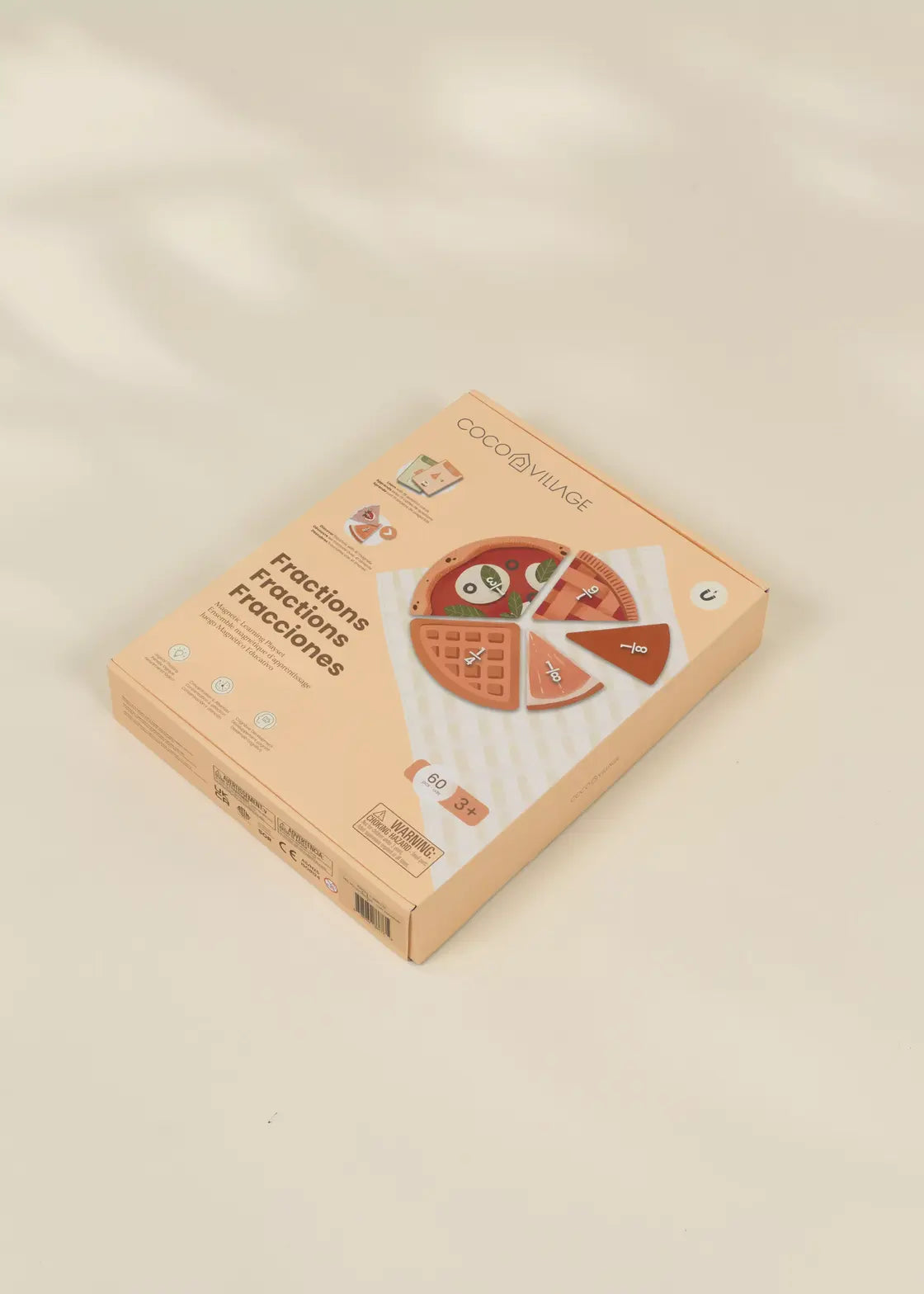 Jeu éducatif magnétique des fractions