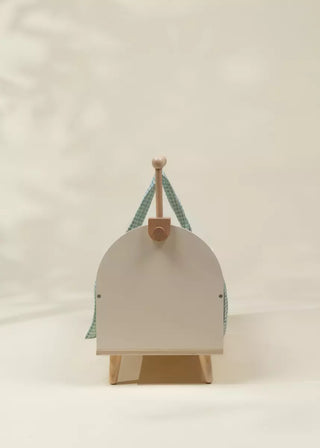 Lit de bébé en bois pour poupées avec accessoires 