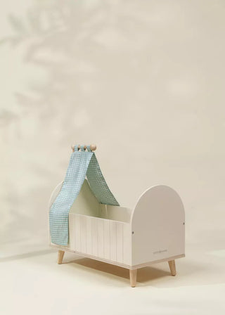 Lit de bébé en bois pour poupées avec accessoires 