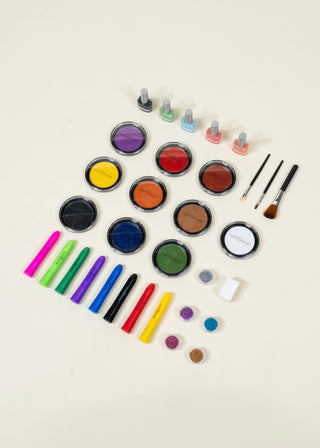 Premium Fantasy Makeup Set & Metallic Case - 35pcs