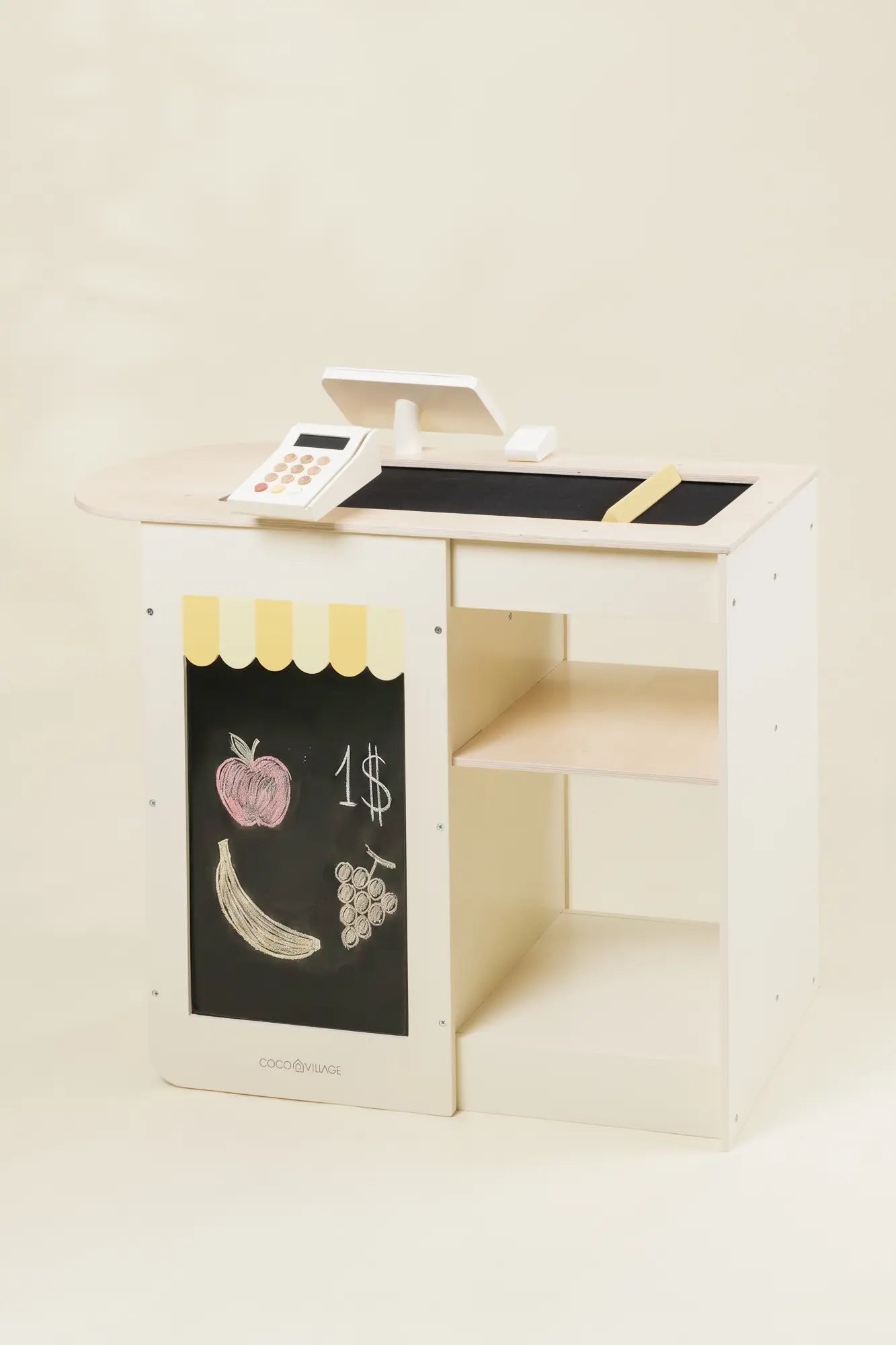Image of Wooden Play Cash Register Counter