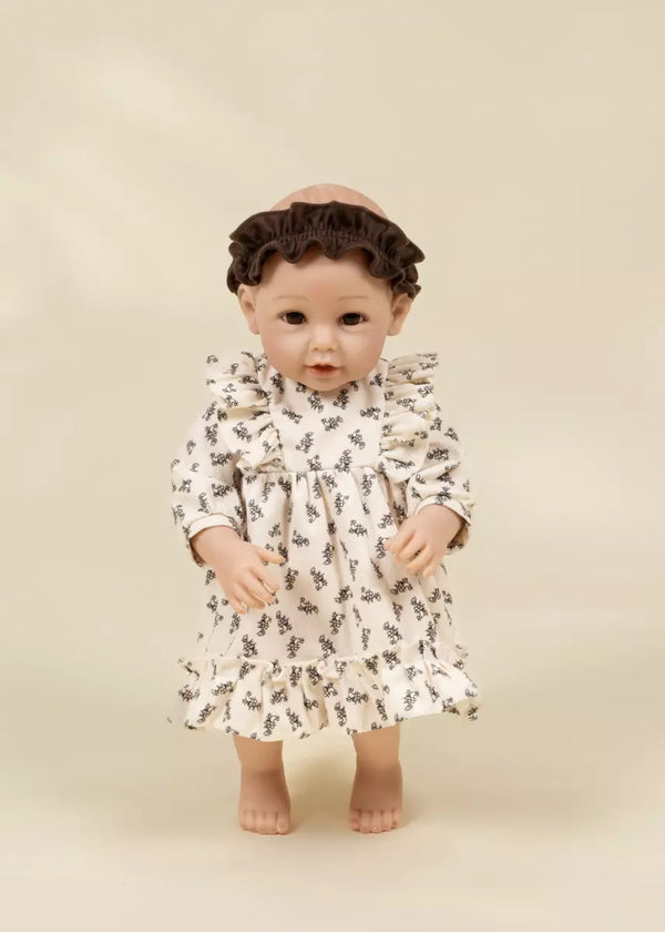 CocoBaby 18" (46 cm) Baby Play Doll Clothing Set – Ruffled Dress