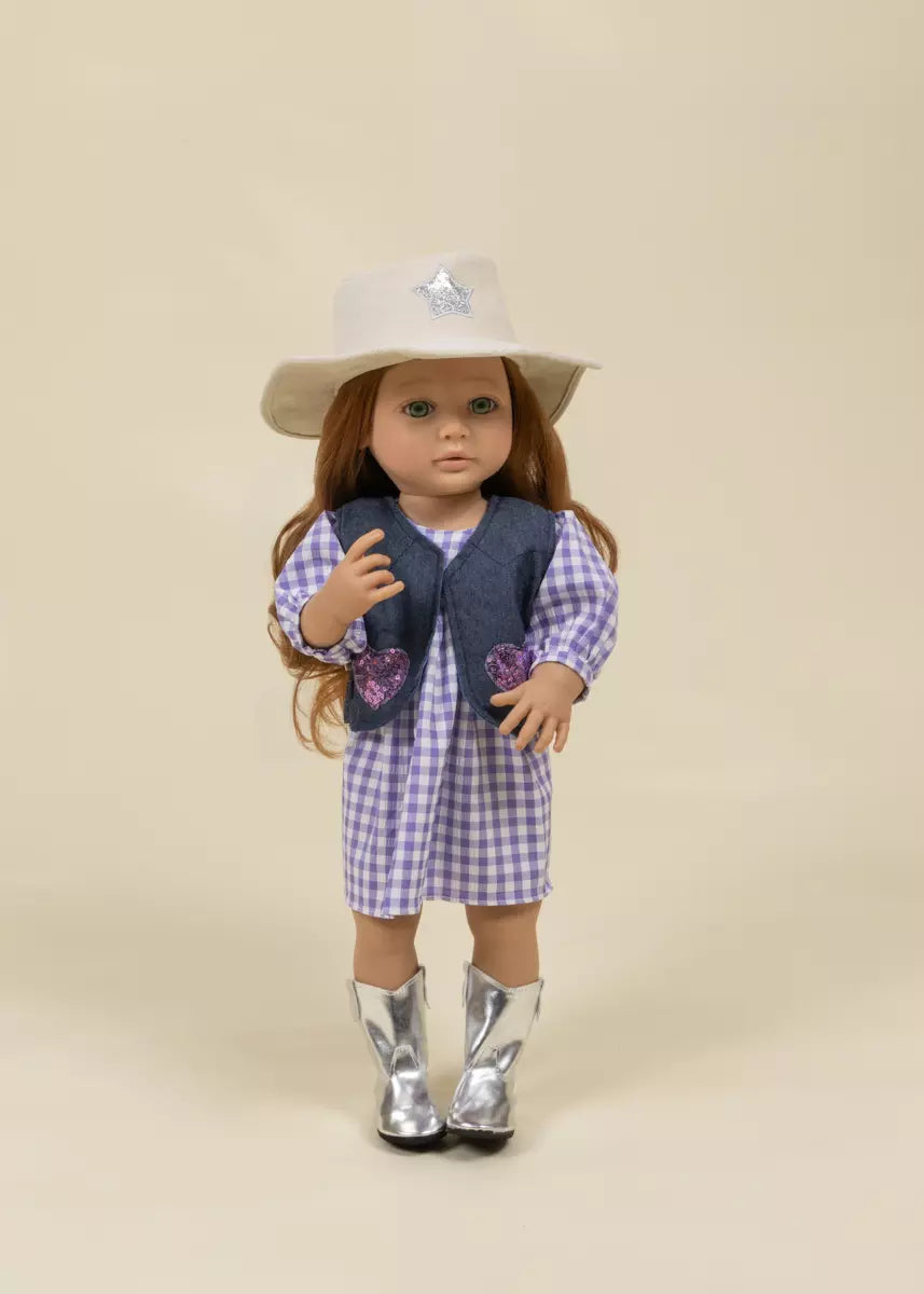 Ensemble pour poupée enfant CocoFriends 22" (56 cm) – Cowgirl