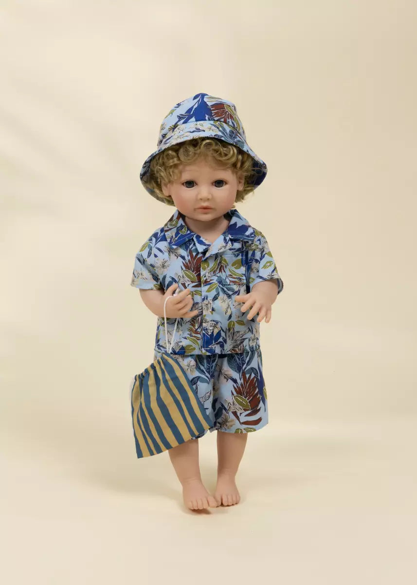 CocoFriends 22" (56 cm) Kids Play Doll Clothing Set – Beach Day