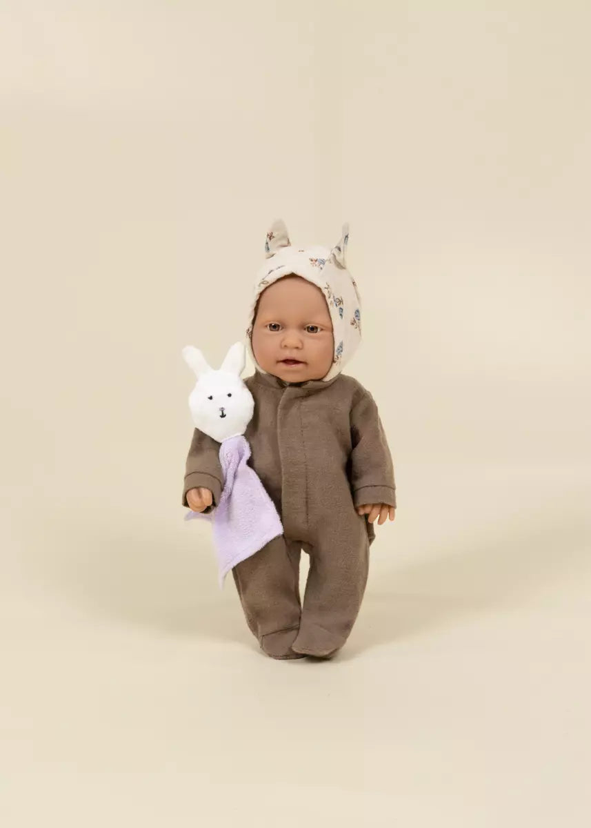 Ensemble pour poupée bébé CocoTiny 10" (26 cm) – Grenouillère douillette