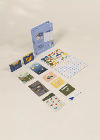 Magnetic English Learning Playset