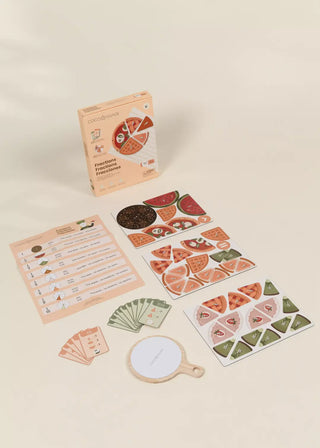 Jeu éducatif magnétique des fractions