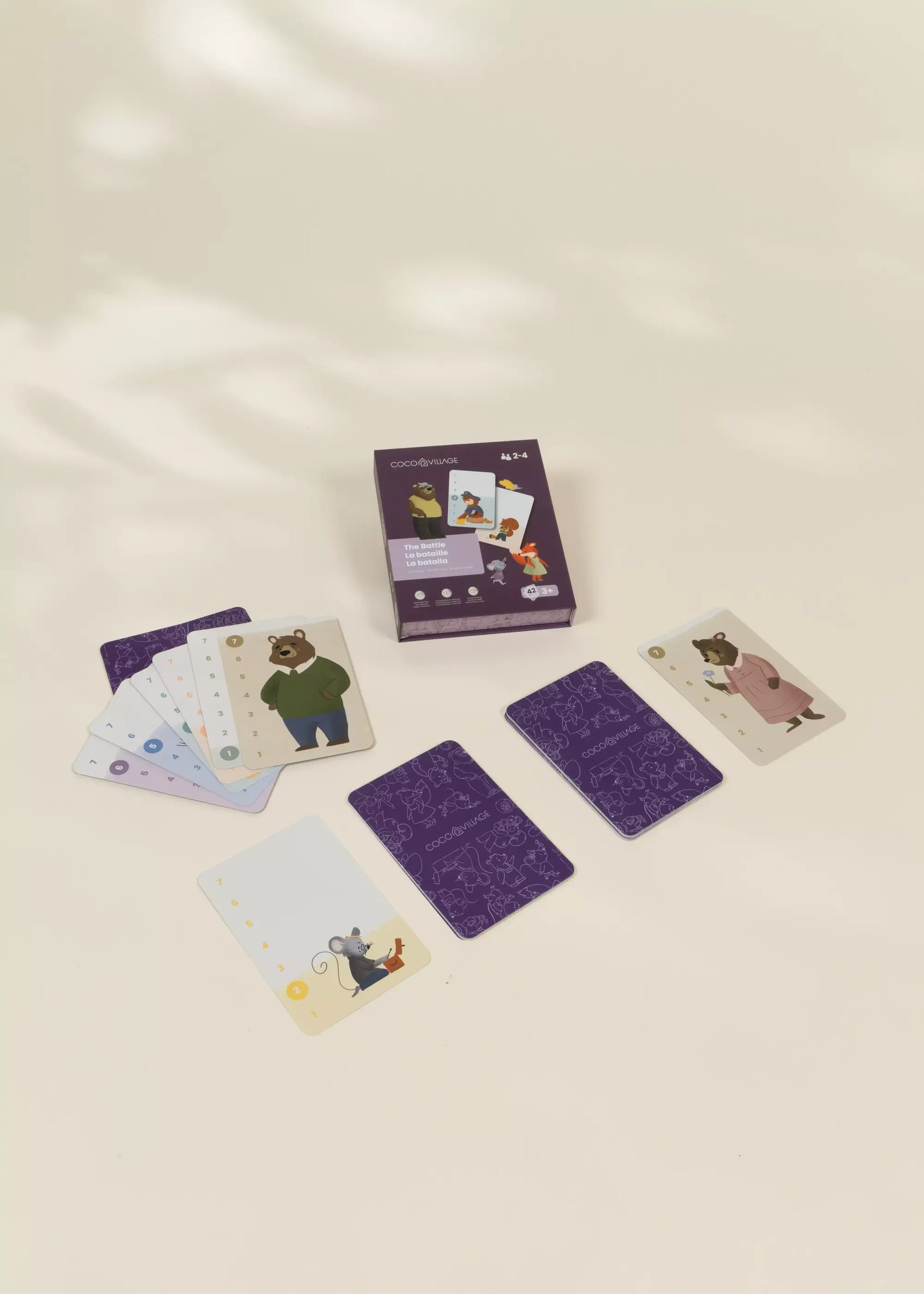 Jeu de cartes - La Bataille (42 cartes)