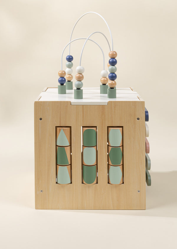Wooden Activity Cube