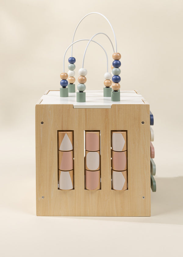 Wooden Activity Cube