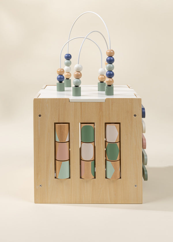 Wooden Activity Cube