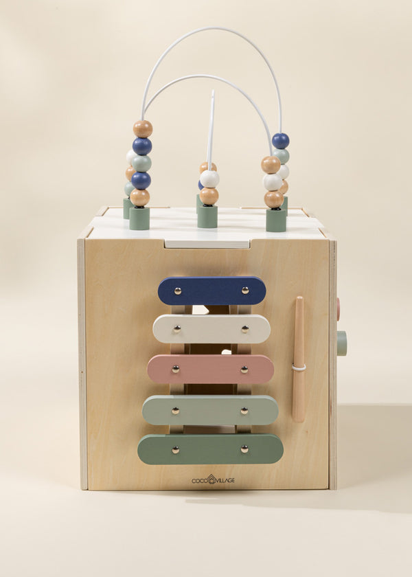Wooden Activity Cube