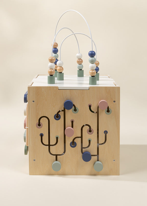 Wooden Activity Cube