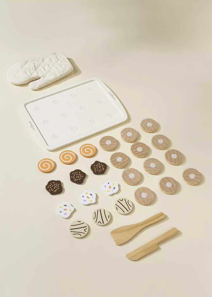 Image of Wooden Cookies Playset and Accessories
