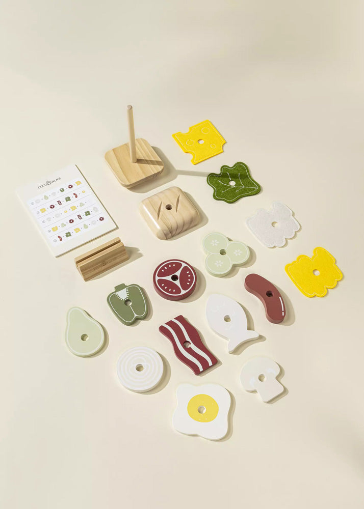 Image of Sandwich empilable en bois