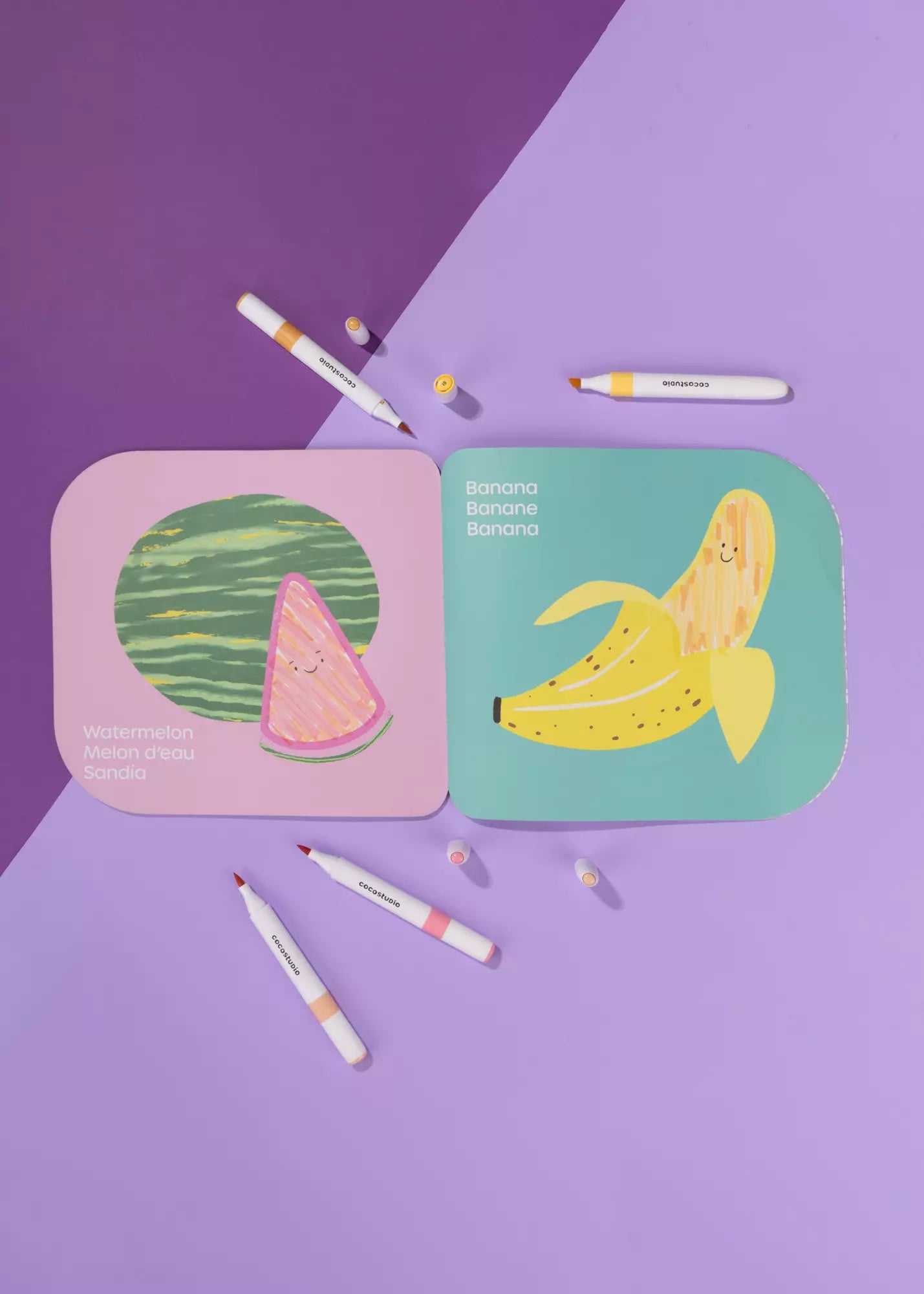 Image of My First Coloring Book-Fruits&Vegetables(28 pages)