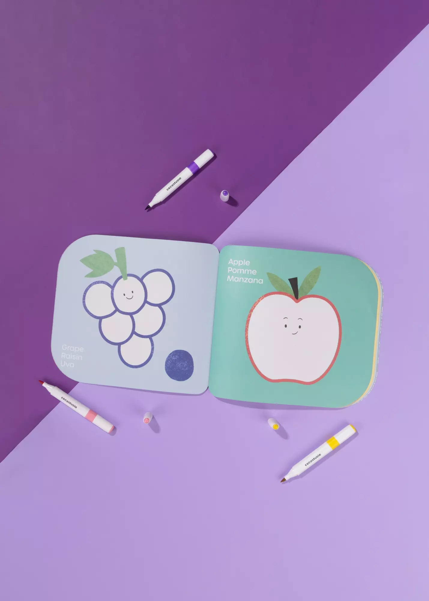 Image of My First Coloring Book-Fruits&Vegetables(28 pages)