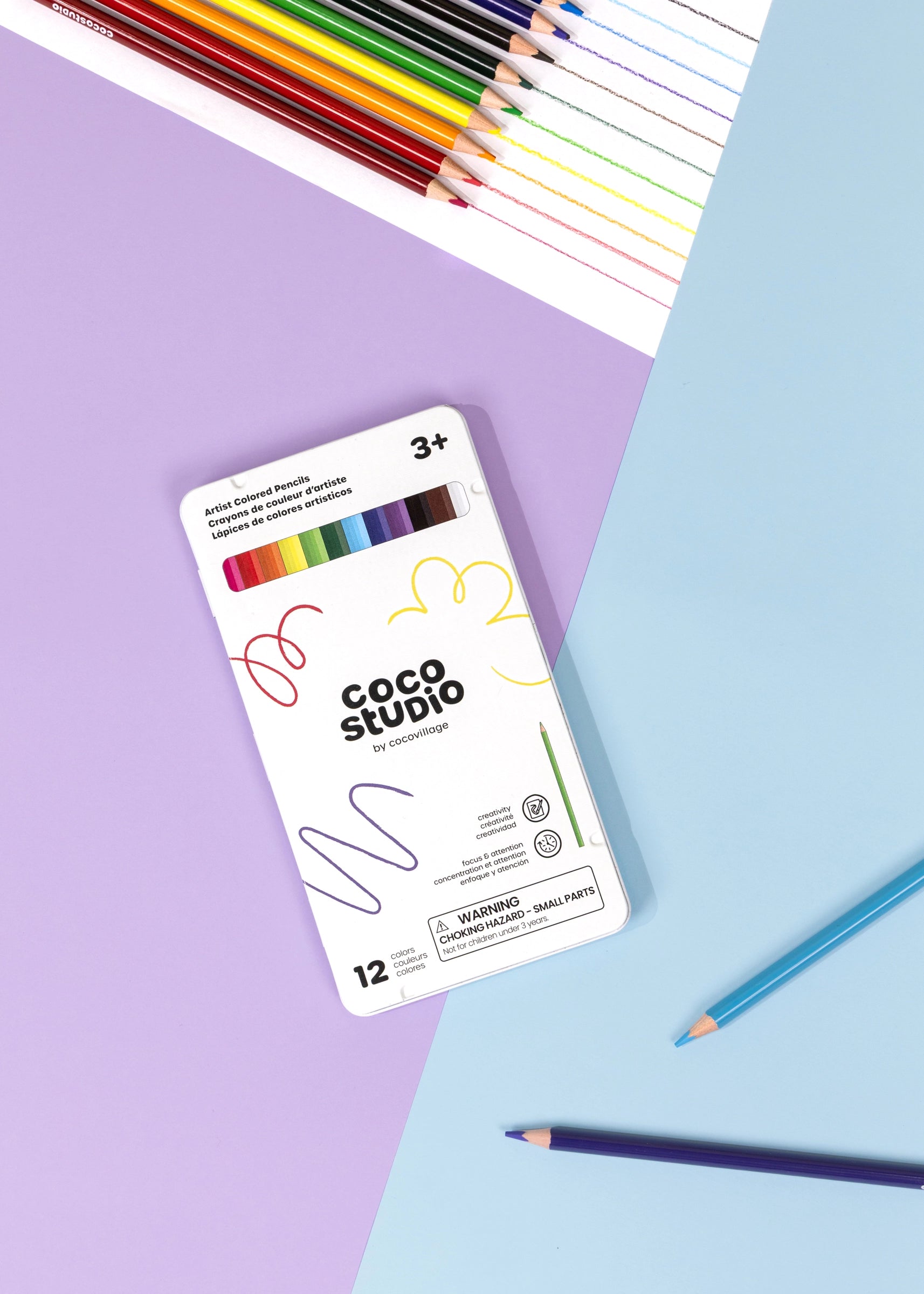 Set of 12 Artist Colored Pencils