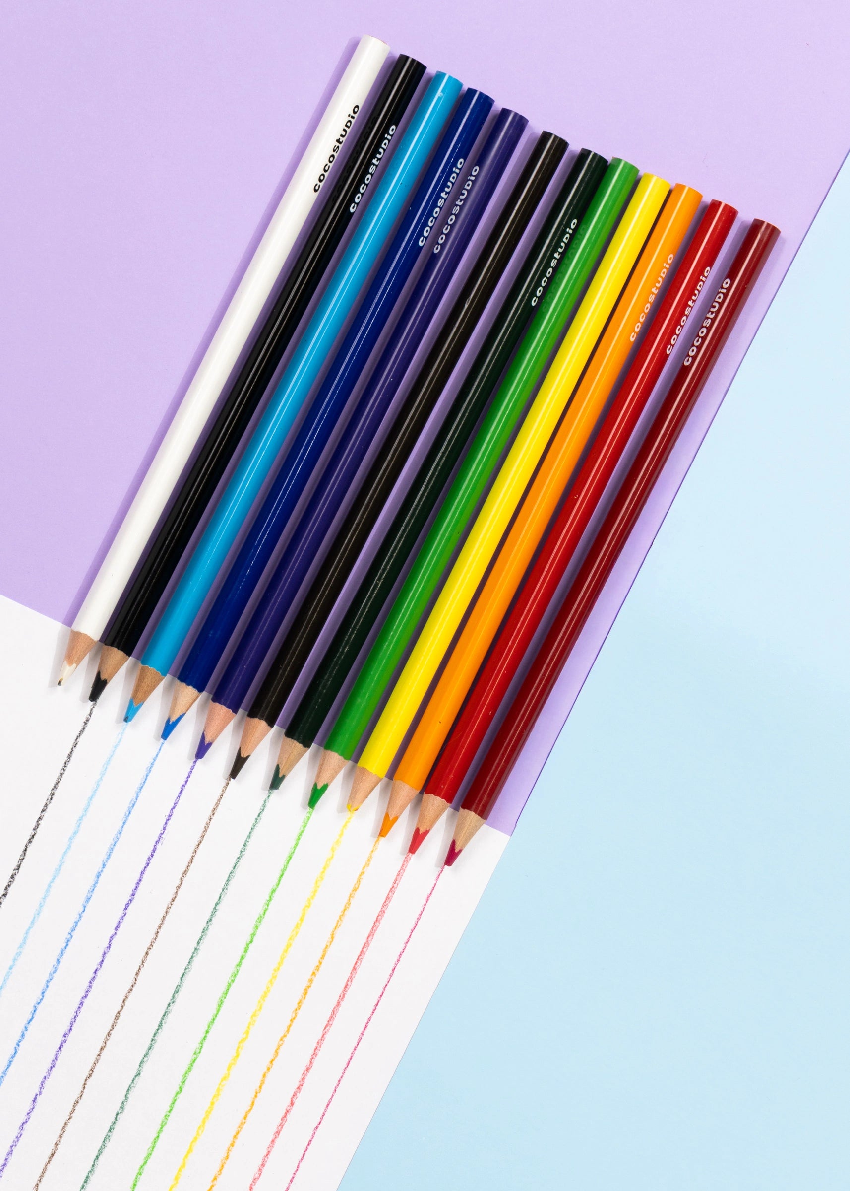 Image of Ensemble de 12 crayons de couleur d’artiste Jumbo 