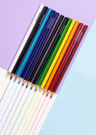 Ensemble de 12 crayons de couleur d’artiste Jumbo 