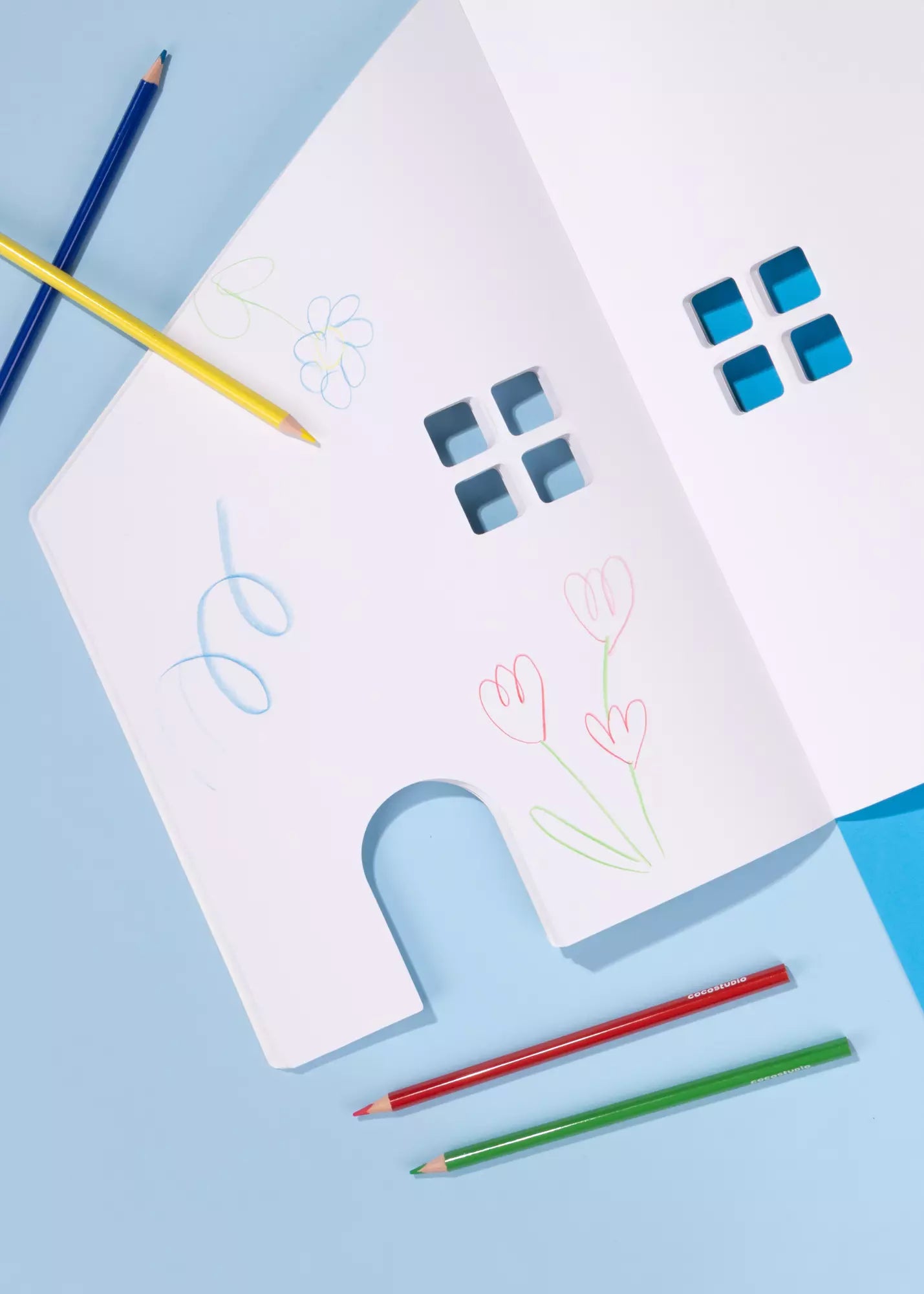 House Shaped Kids Sketchbook (40 pages)