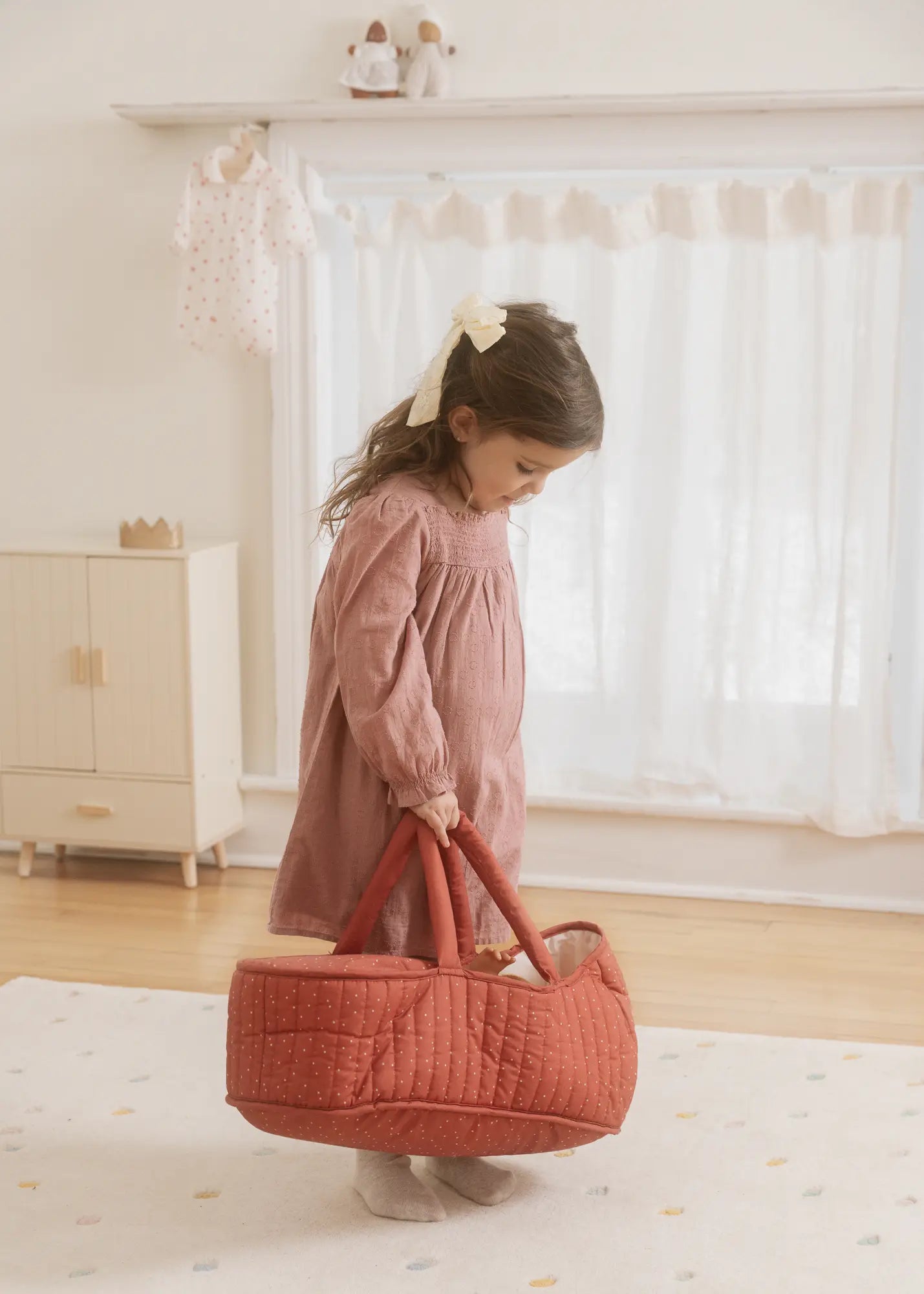 Image of Doll Moses Basket - Fresa