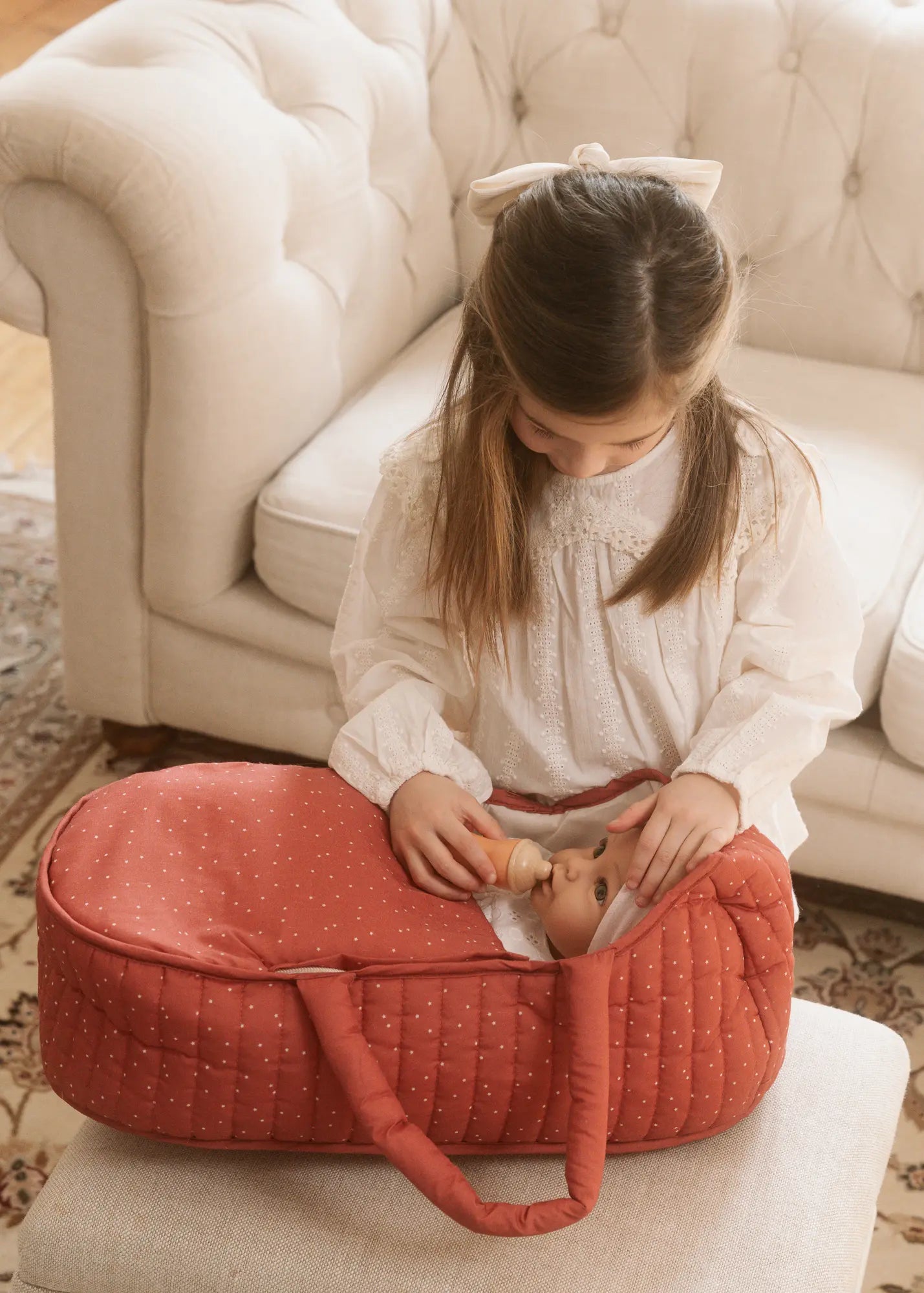 Doll Moses Basket - Fresa