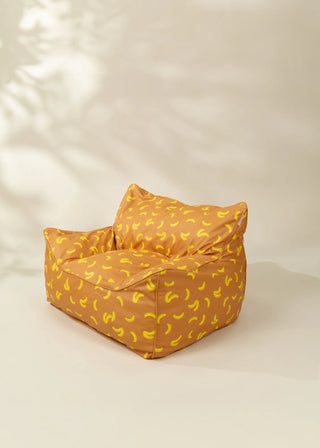 Vegan Leather Kids Bean Bag - Funky Bananas