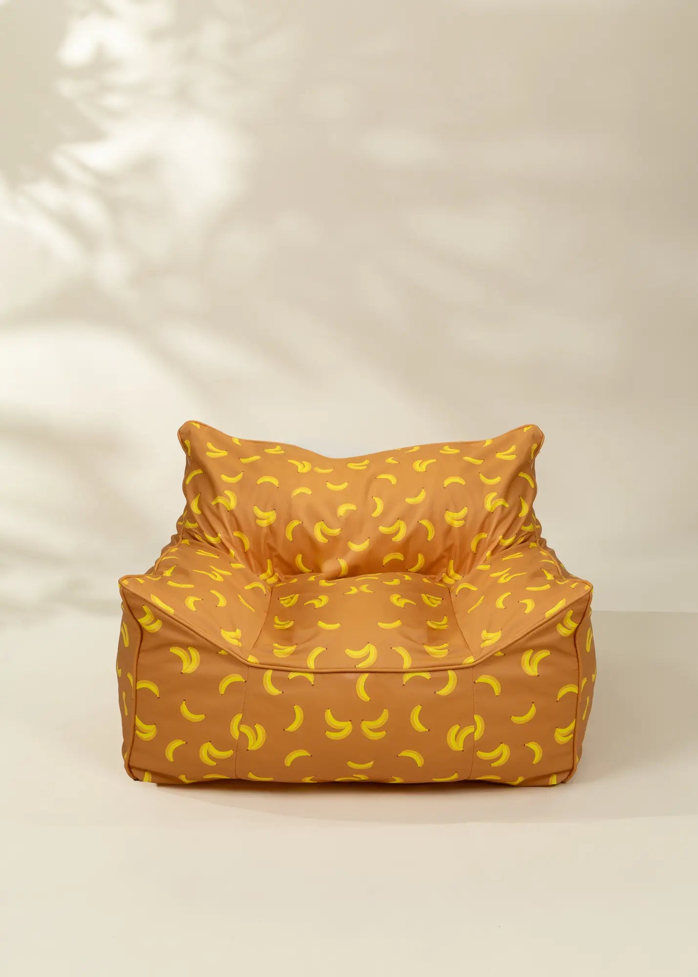 Vegan Leather Kids Bean Bag - Funky Bananas