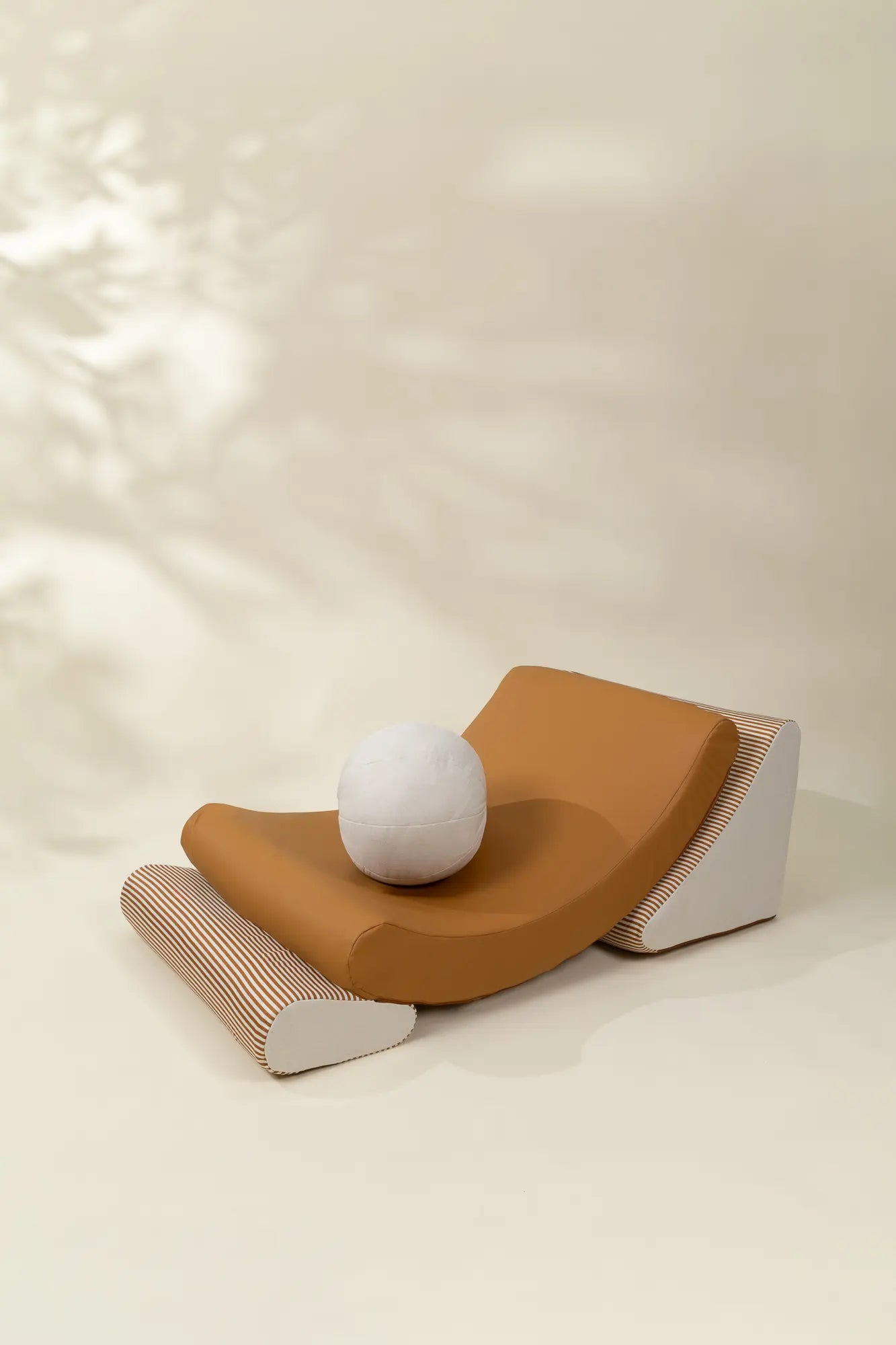 Image of Modular Vegan Leather Kids Soft Chair-Shade of Day