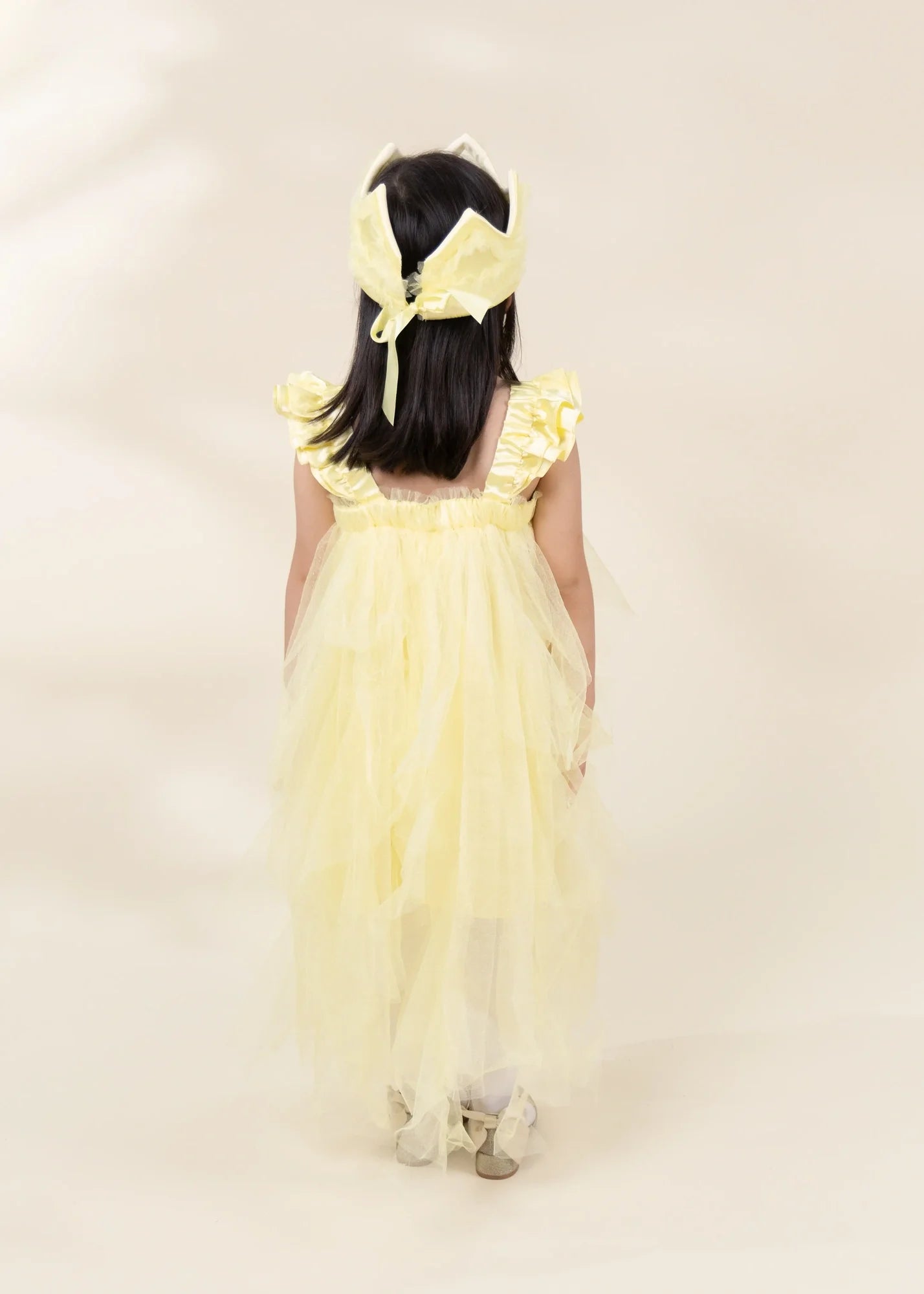 Image of Gelato Ruffle Princess Dress with Crown Play 3–4Y