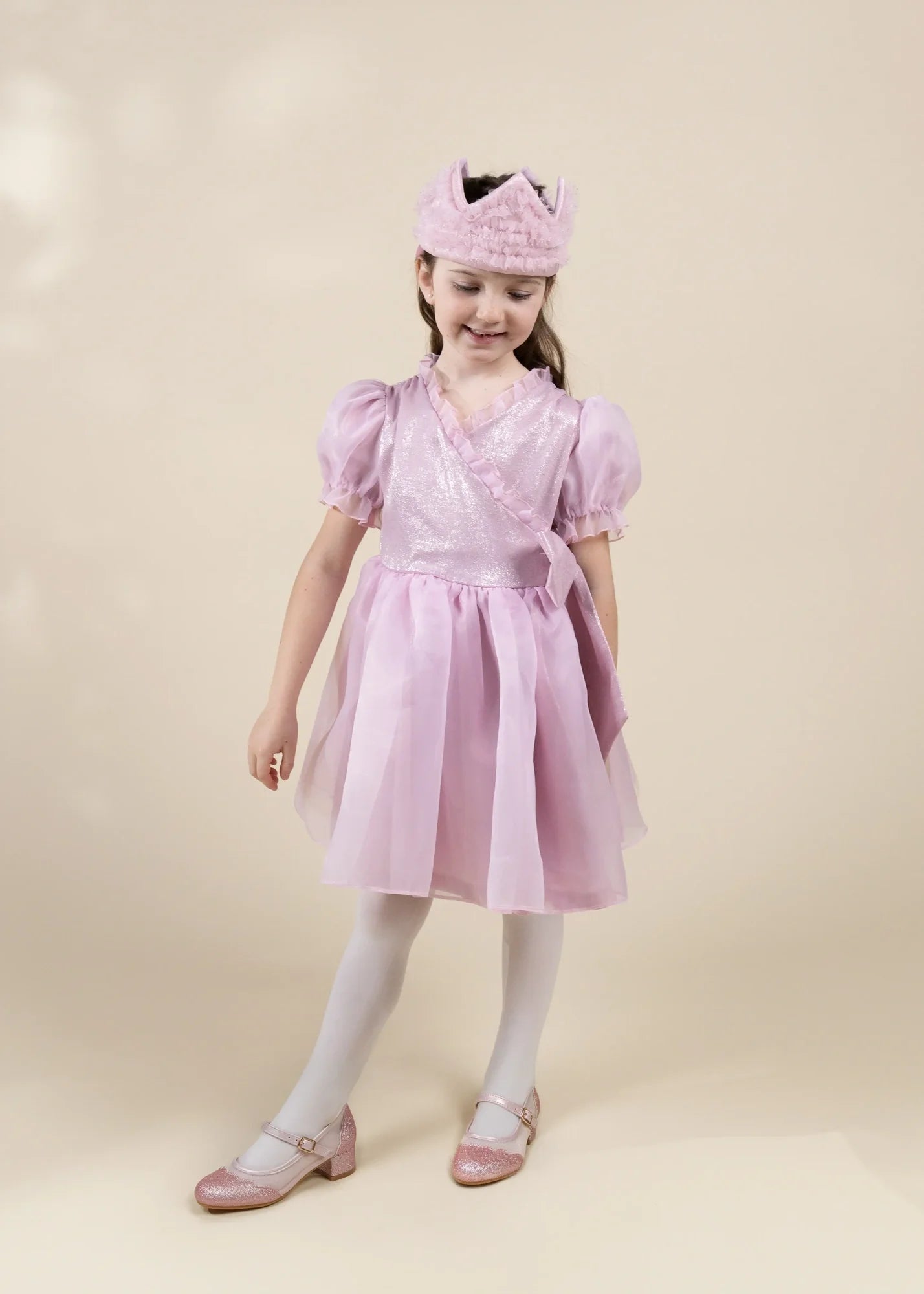 Image of Dream Princess Dress with Crown Play Costume 3–4Y
