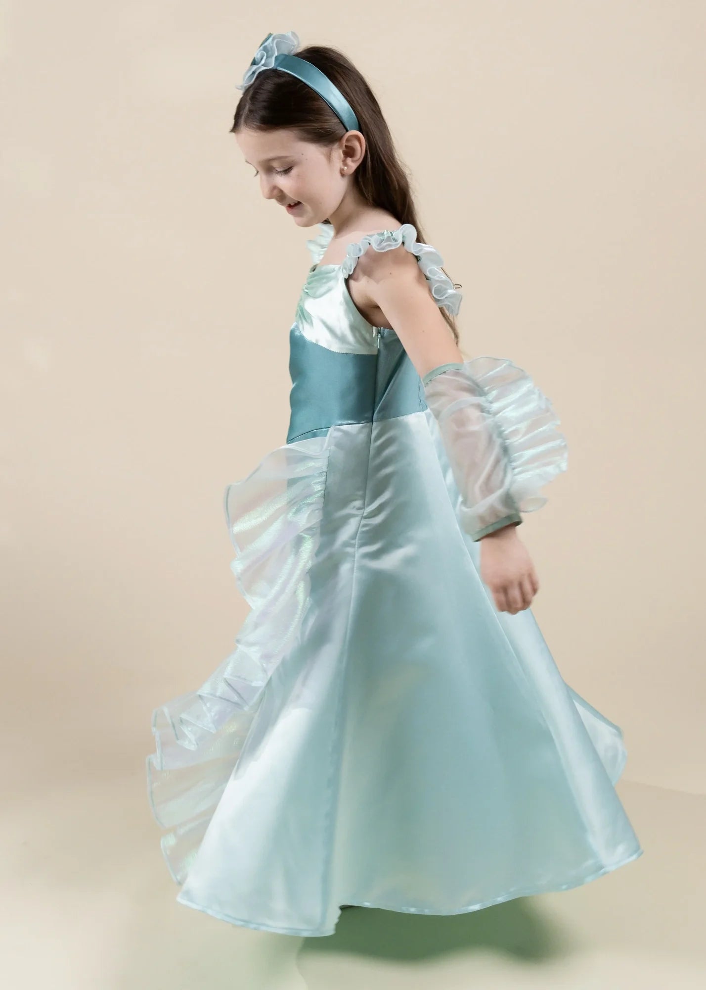 Image of Iridescent Mermaid Play Costume with Headband 3–4Y