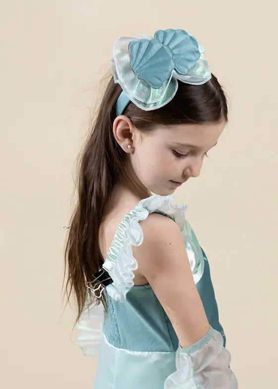 Iridescent Mermaid Play Costume with Headband 3–4Y