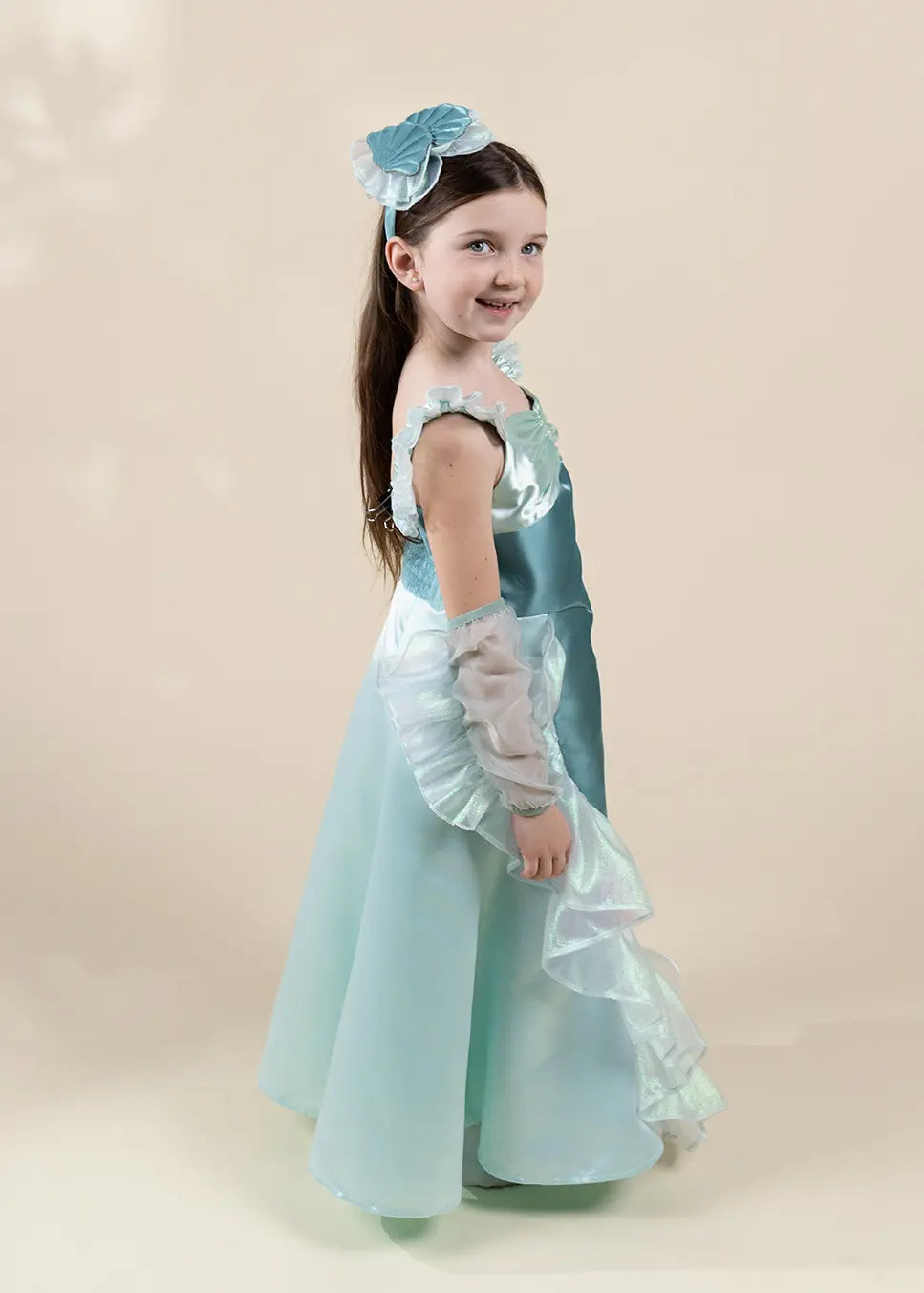 Image of Iridescent Mermaid Play Costume with Headband 3–4Y