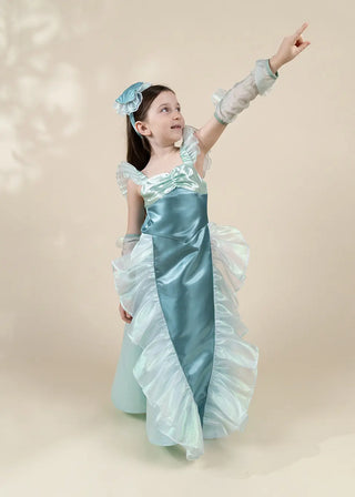 Iridescent Mermaid Play Costume with Headband 3–4Y