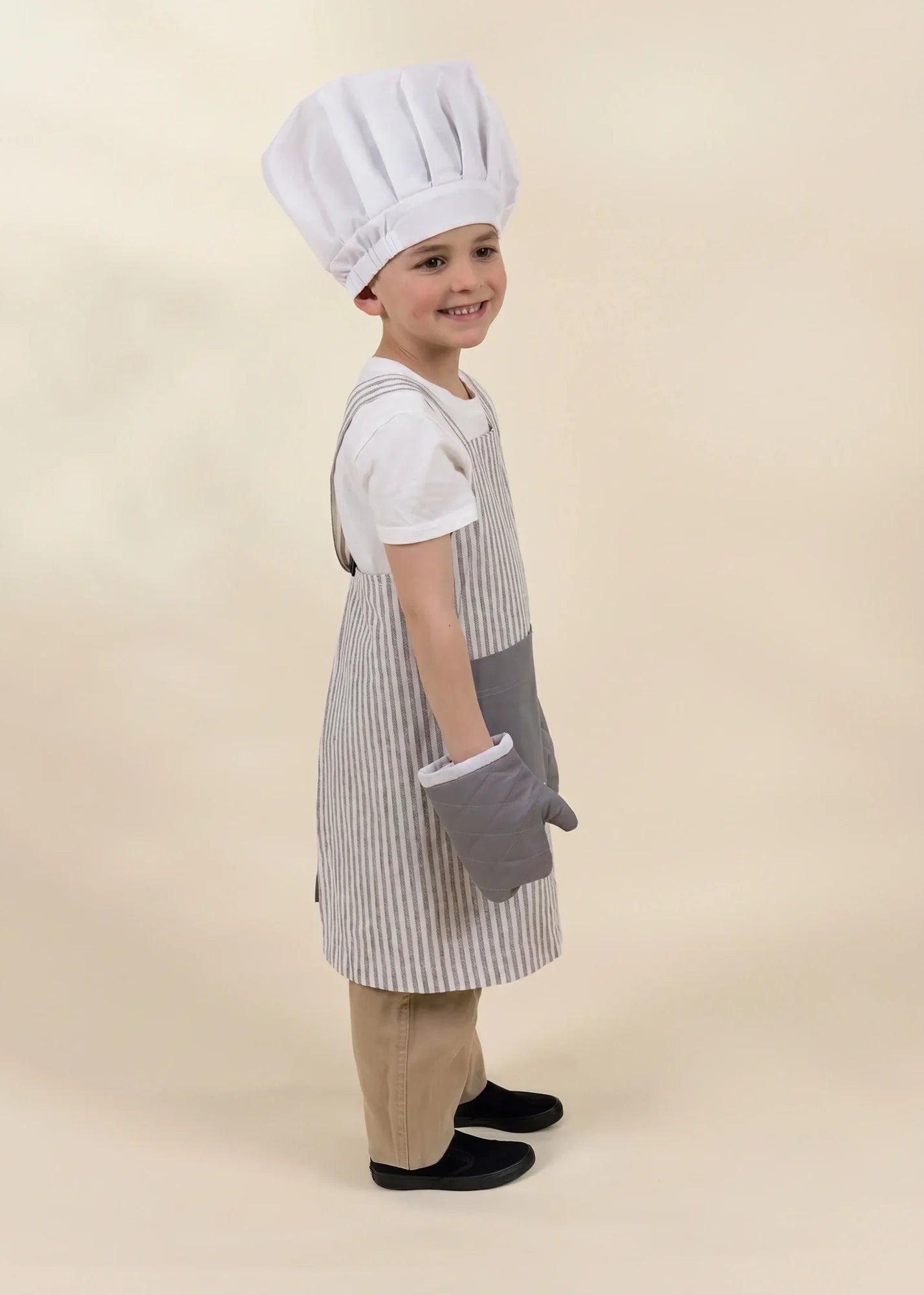 Image of Chef Play Costume with Apron, Hat &Oven Mitts 3–4Y