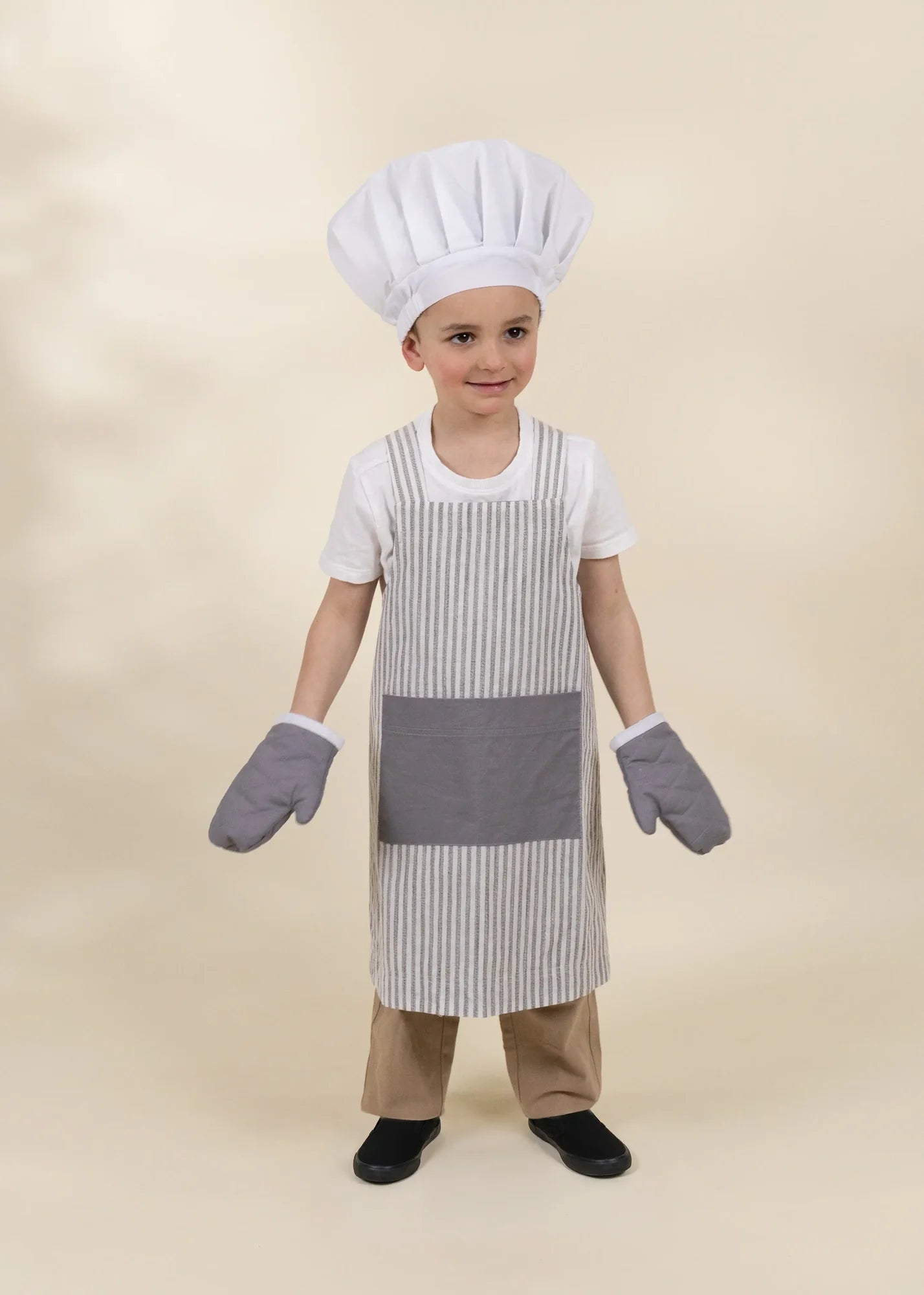 Chef Play Costume with Apron, Hat &Oven Mitts 3–4Y