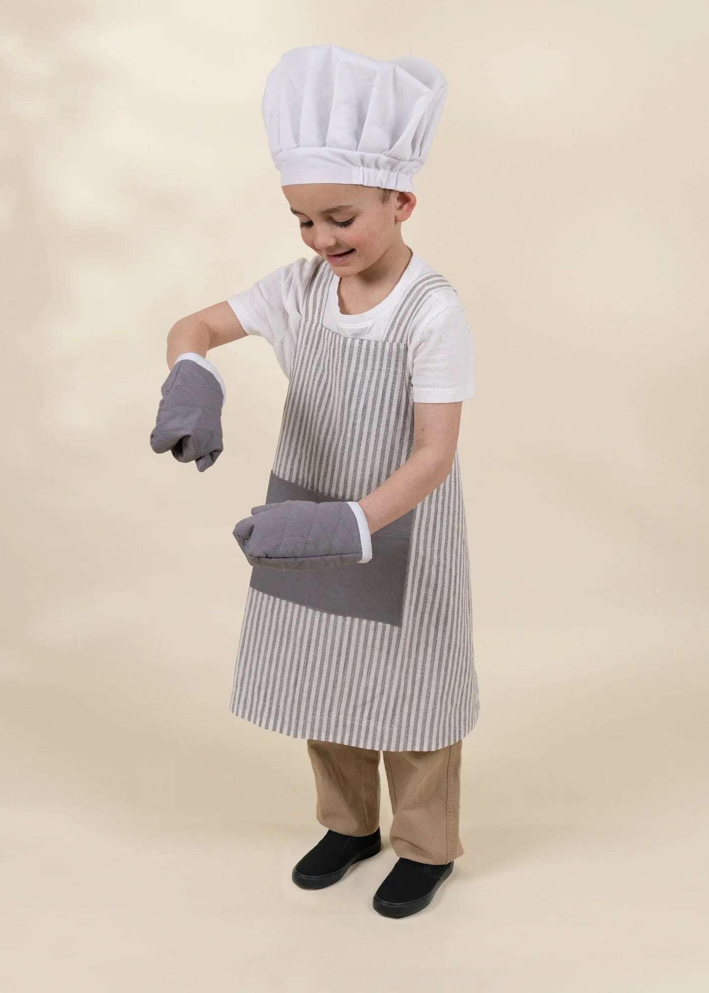 Image of Chef Play Costume with Apron, Hat &Oven Mitts 3–4Y