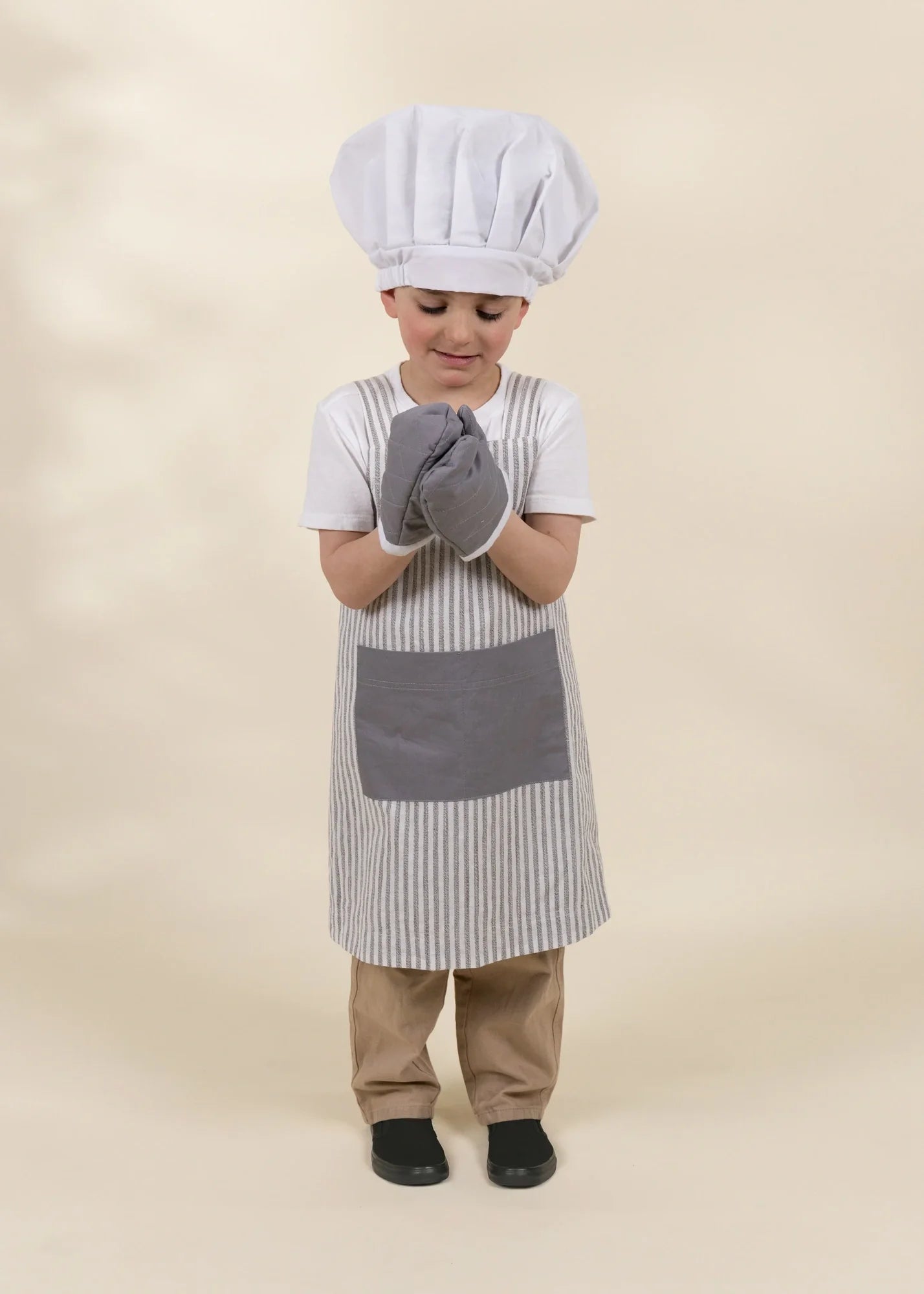 Chef Play Costume with Apron, Hat &Oven Mitts 3–4Y