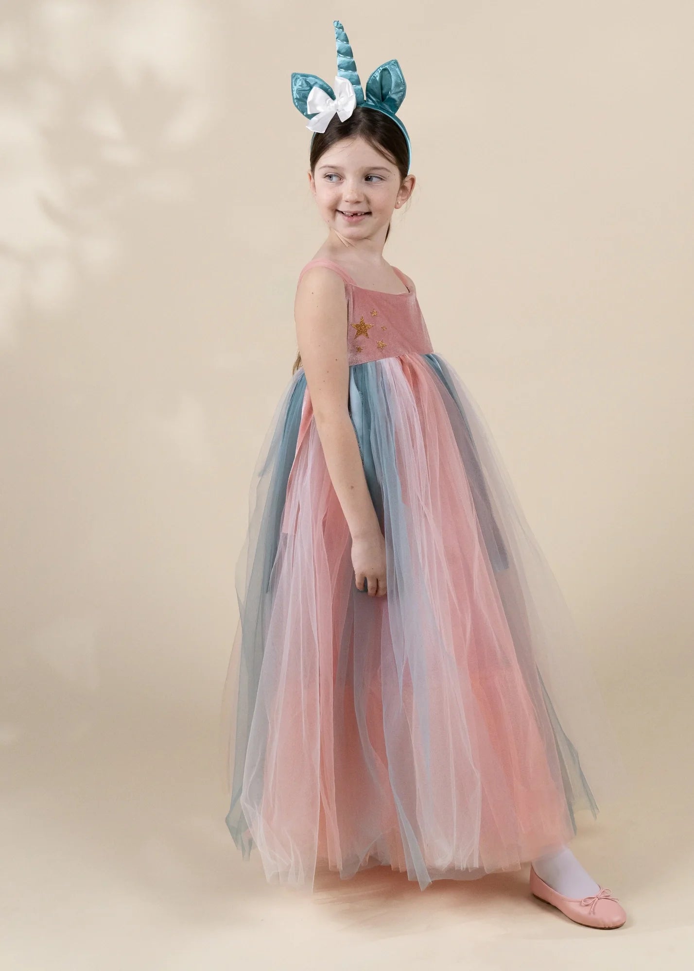 Unicorn Play Costume with Headband 3–4Y