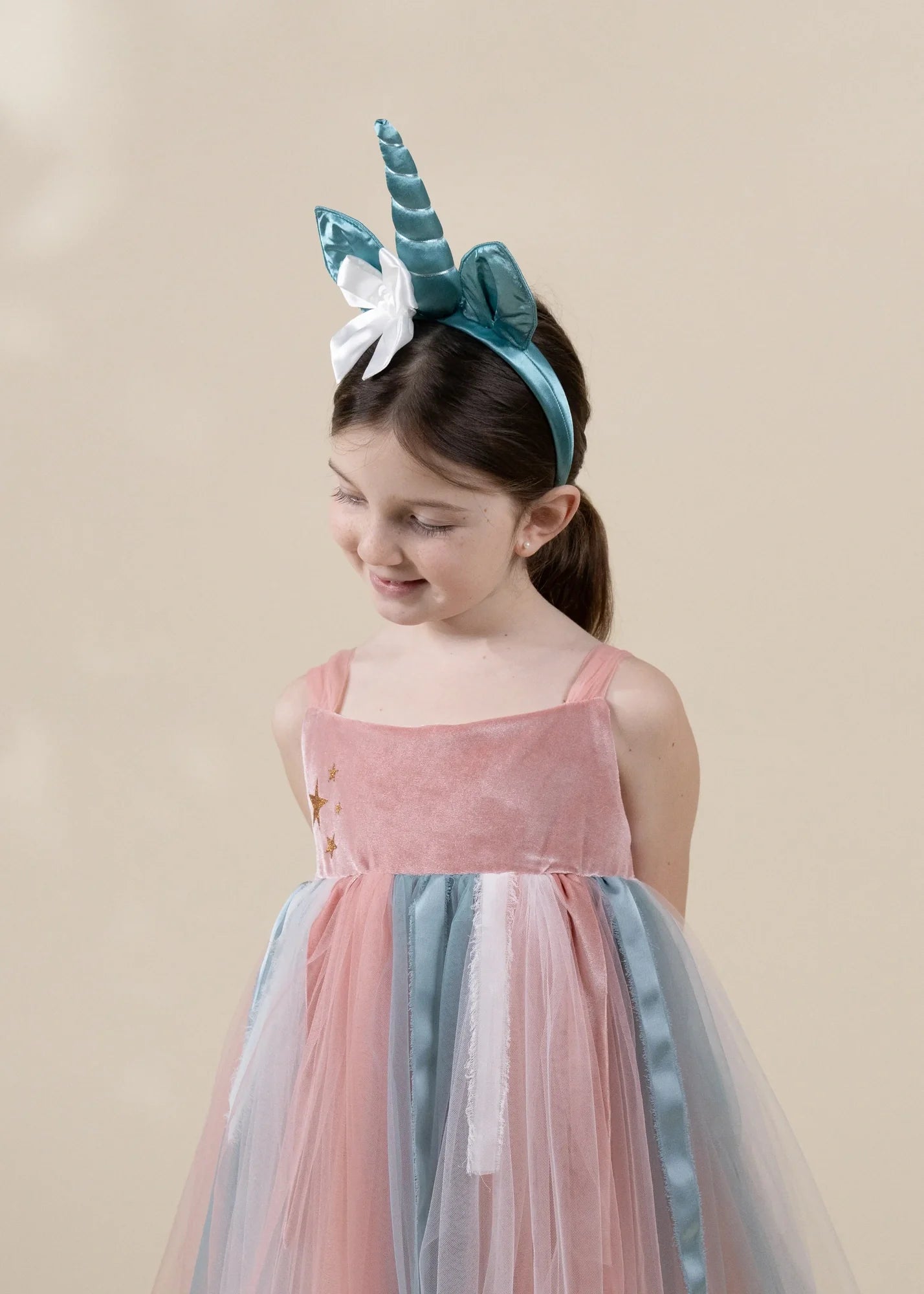 Unicorn Play Costume with Headband 3–4Y