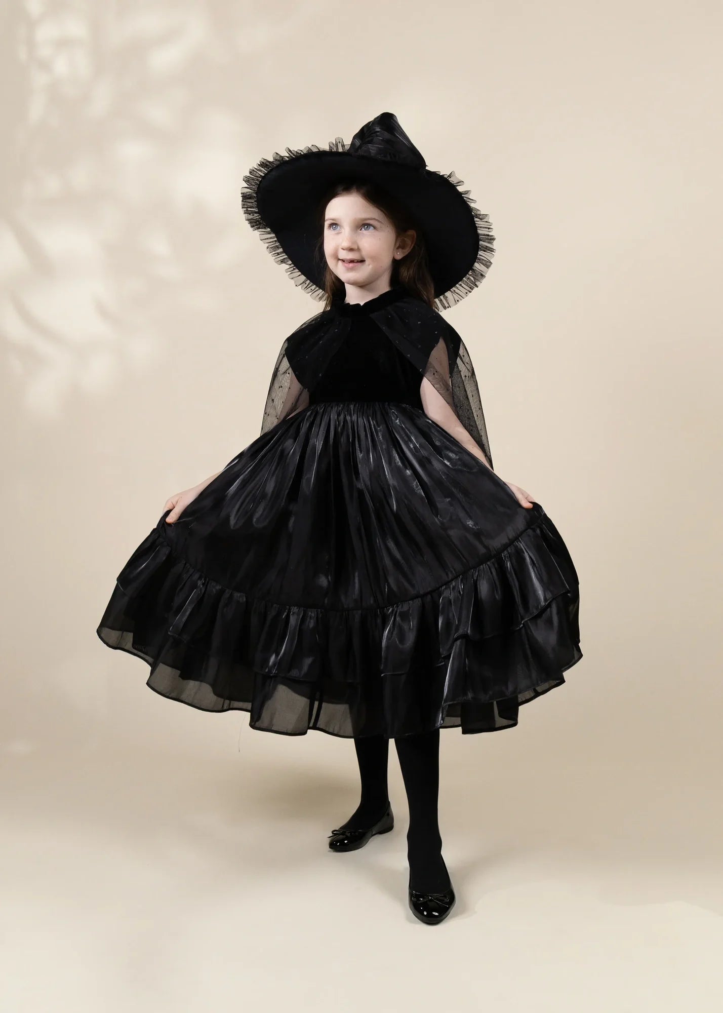 Image of Witch Dress Play Costume with Hat 3–4Y