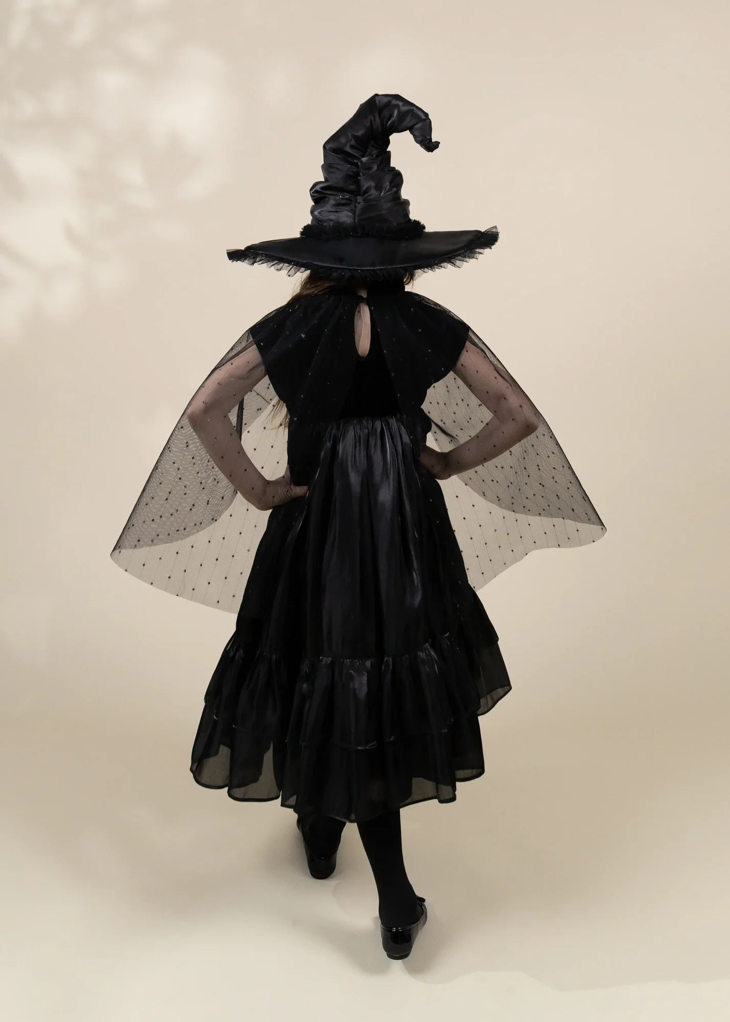 Witch Dress Play Costume with Hat 3–4Y