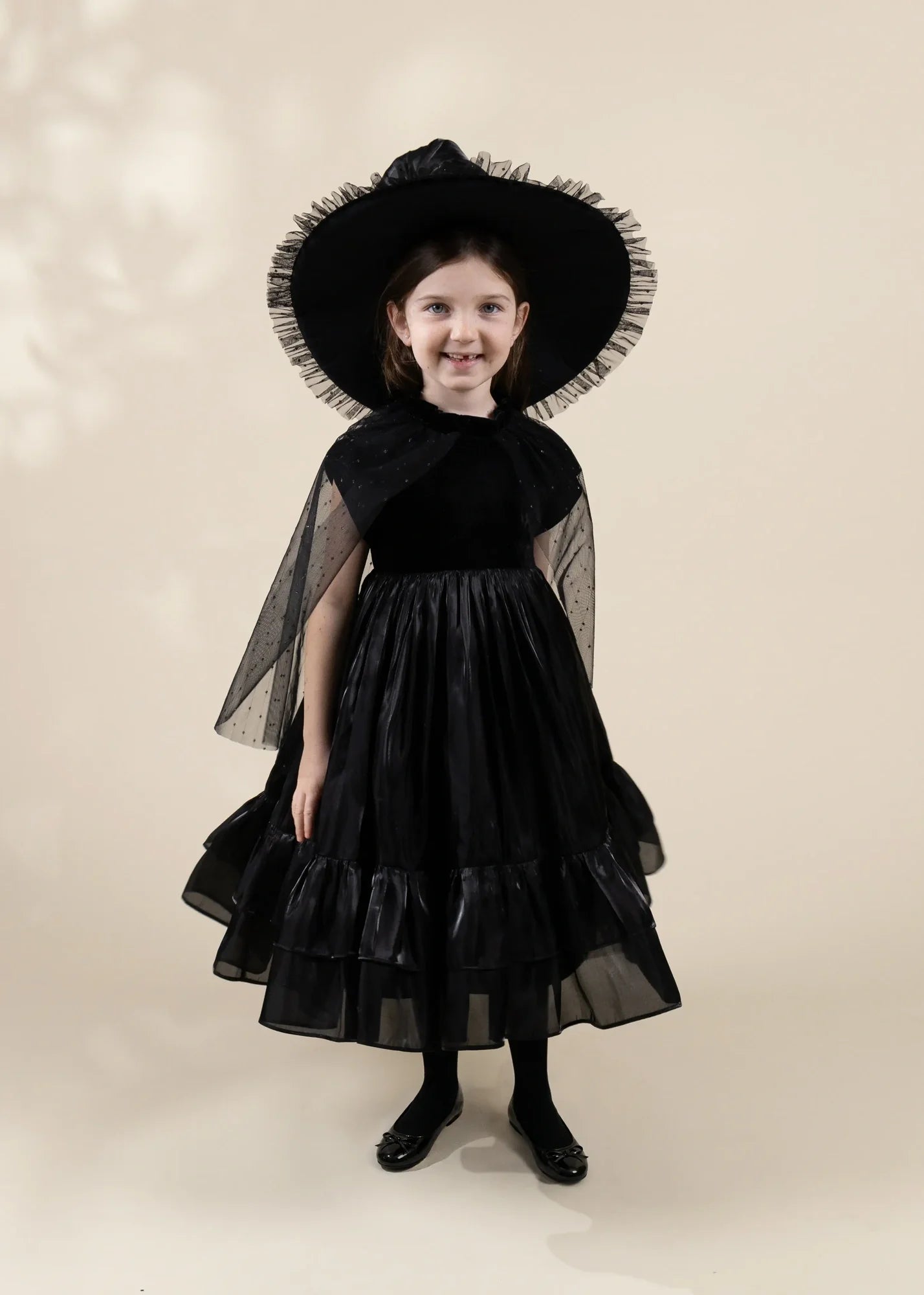 Witch Dress Play Costume with Hat 3–4Y