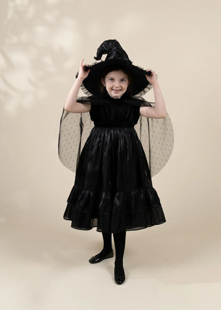 Witch Dress Play Costume with Hat 3–4Y