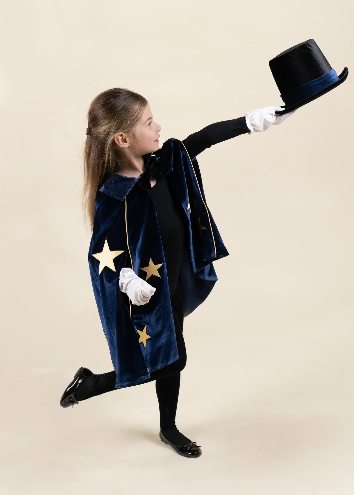Wizard Cape Play Costume with Hat & Gloves 3–4Y